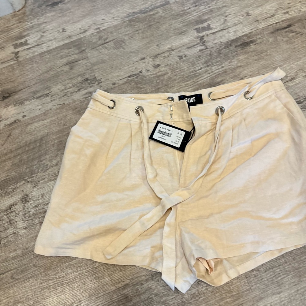 Paige Women's Cream Shorts